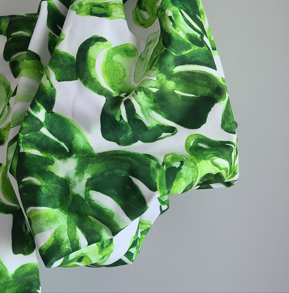 Caroline K One-piece Swimsuit Resortwear With Puff Sleeves - Picture 2 of 6